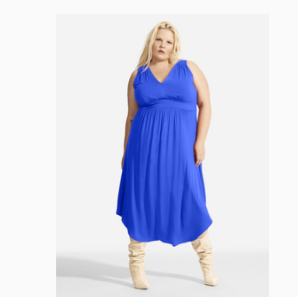 Blue dress